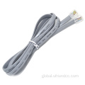 Telephone Straight Cable Rj12 Telephone Flat Cable